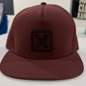 Hurley Maroon Snapback Hat